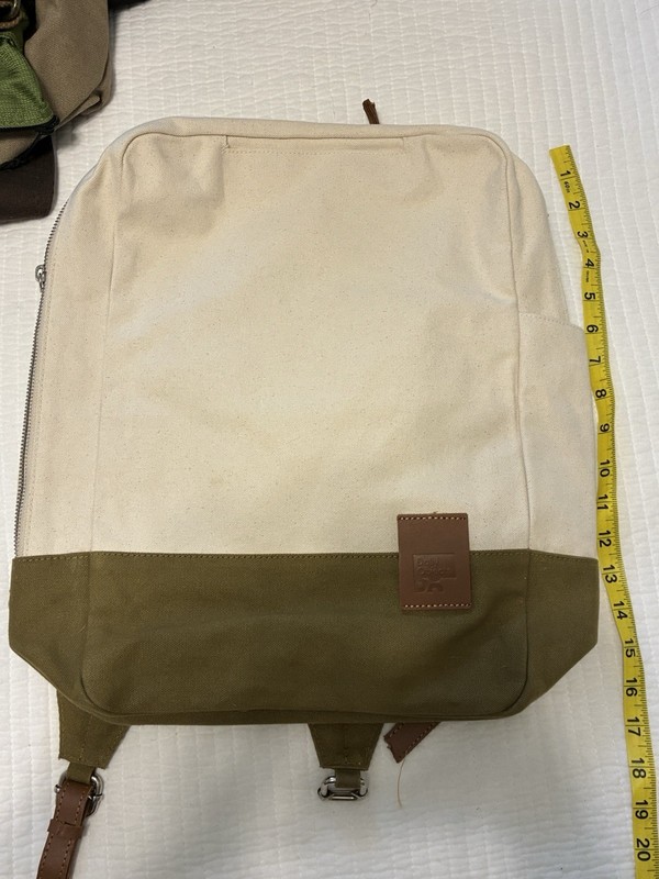 Daily Objects 9-9 Backpack Ivory Olive *READ gallery