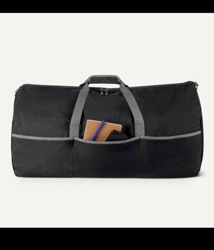 Amazon Basics Extra Large Foldable Nylon Duffel Bag With Carry Strap gallery