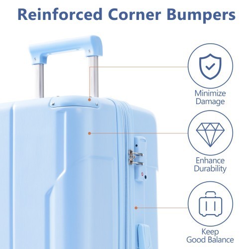 Suitcase Hard-shell luggage, lightweight and durable with two wheels gallery