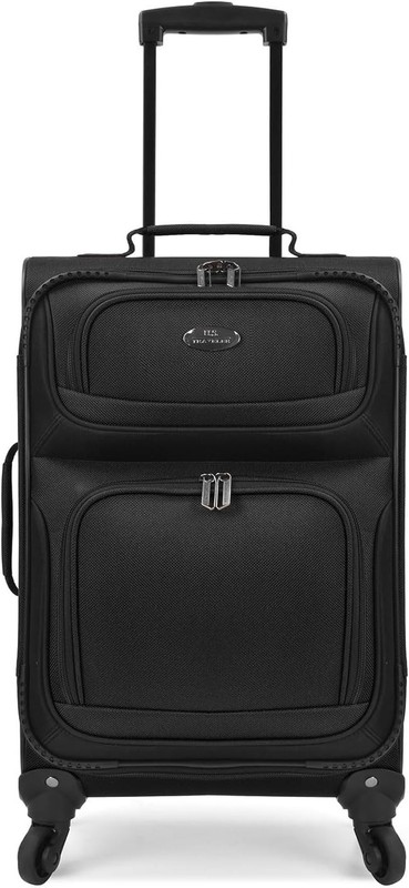 Versatile Black Rolling Suitcase with 4 Wheels and Spacious Interior Design gallery
