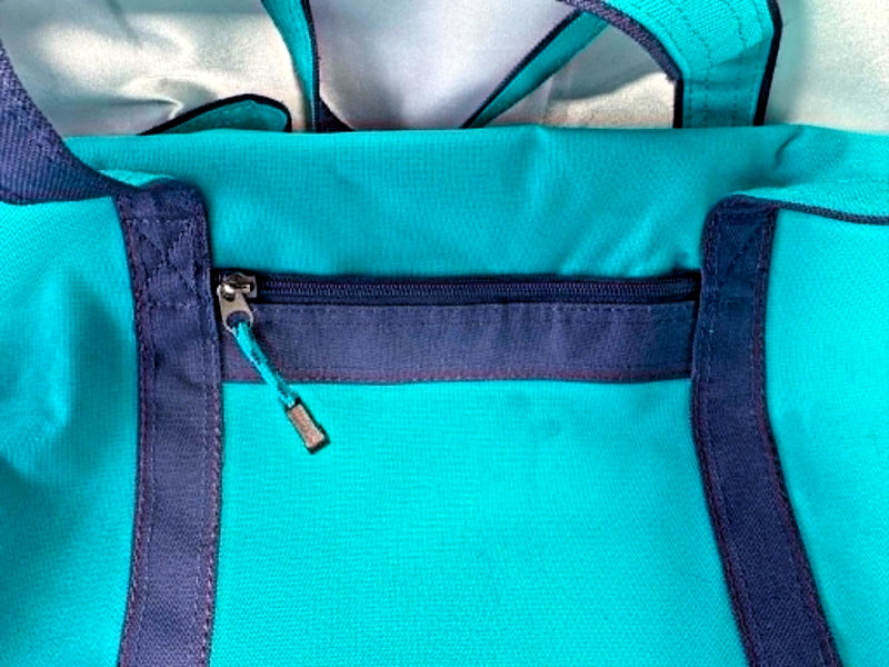 Samsonite Large Zip Tote Weekender Duffel Bag Teal Navy Travel Carry On Excellen gallery