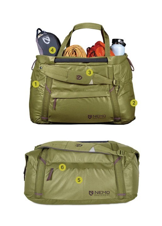 Nemo Convertible Duffel & Tote Double Haul 55L gallery