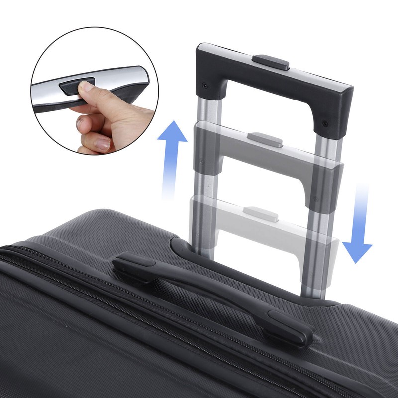 Suitcase Carry-On Set Hardside Expandable Spinner Travel Business w/4-Wheel 3PCS gallery