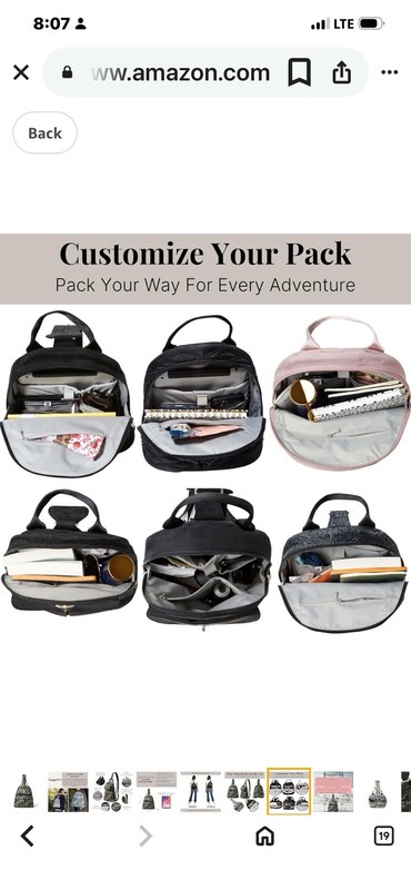 Baggallini Naples Convertible Backpack + Wristlet Camo NWOT gallery