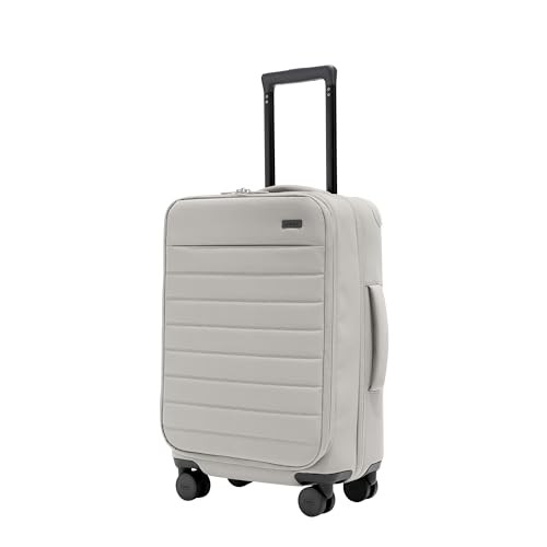 22" Lightweight Expandable Softside Carry-On Away Luggage - Cloud Gray gallery
