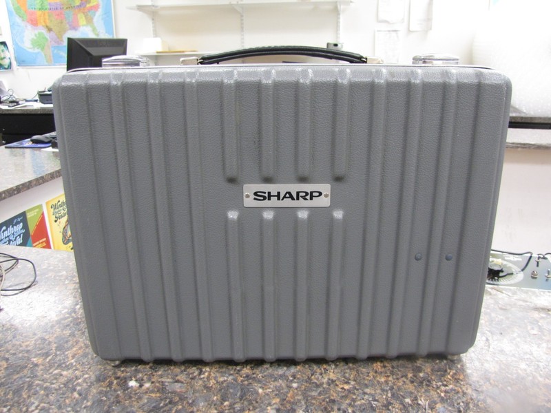 Suitcase Hard Briefcase Instrument Portable Electronics Video Equipment SHARP