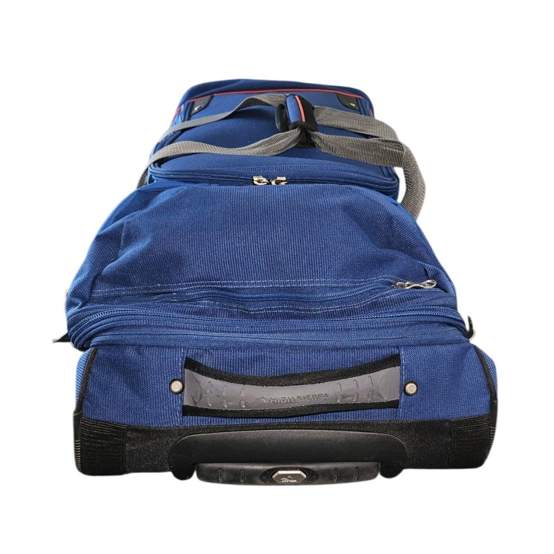 High Sierra Rolling Duffel Backpack Blue Wheeled Carry On Travel Luggage Bag gallery