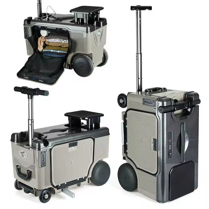 Smart Ride-On Suitcase for Elderly/Kids - 8km/h, 150kg Load, Cabin-Friendly ( gallery