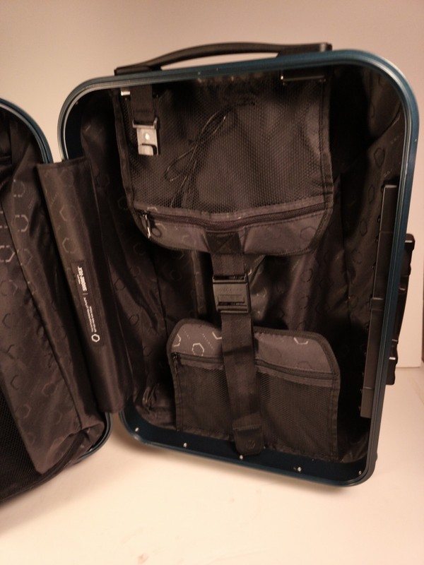 SOLGAARD LUGGAGE / Balearic Blue / Carry-on Closet (Large) suitcase USED NICE gallery