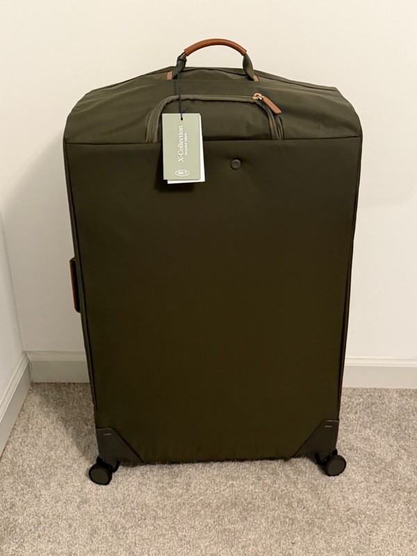 BRICS X-Collection Olive 30” Large Spinner Luggage Softside Expandable Suitcase gallery