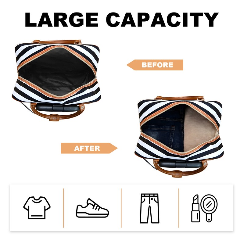 16" 18" Wheeled Underseat Suitcase Rolling Carry On Trolley Luggage Travel Bag gallery