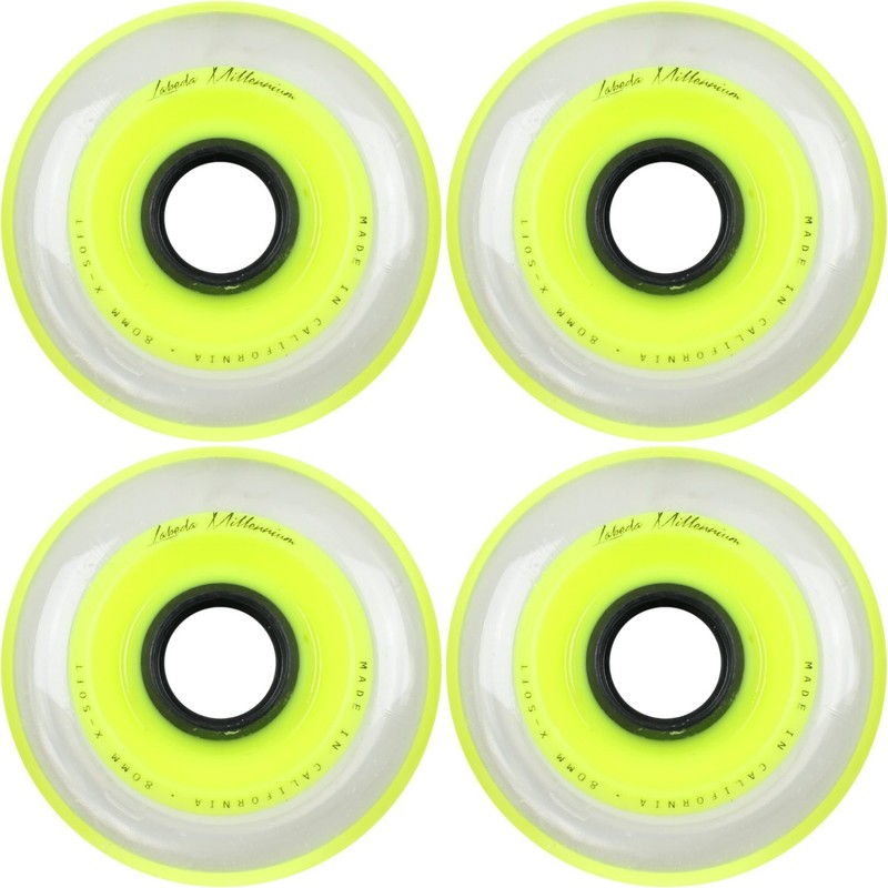 Millenium Inline Skate Wheels (Electricity, 80mm)