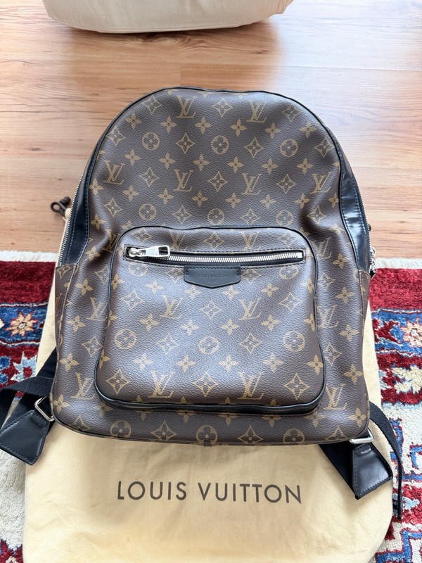 Louis Vuitton Josh Backpack Monogram Macassar – Brand New