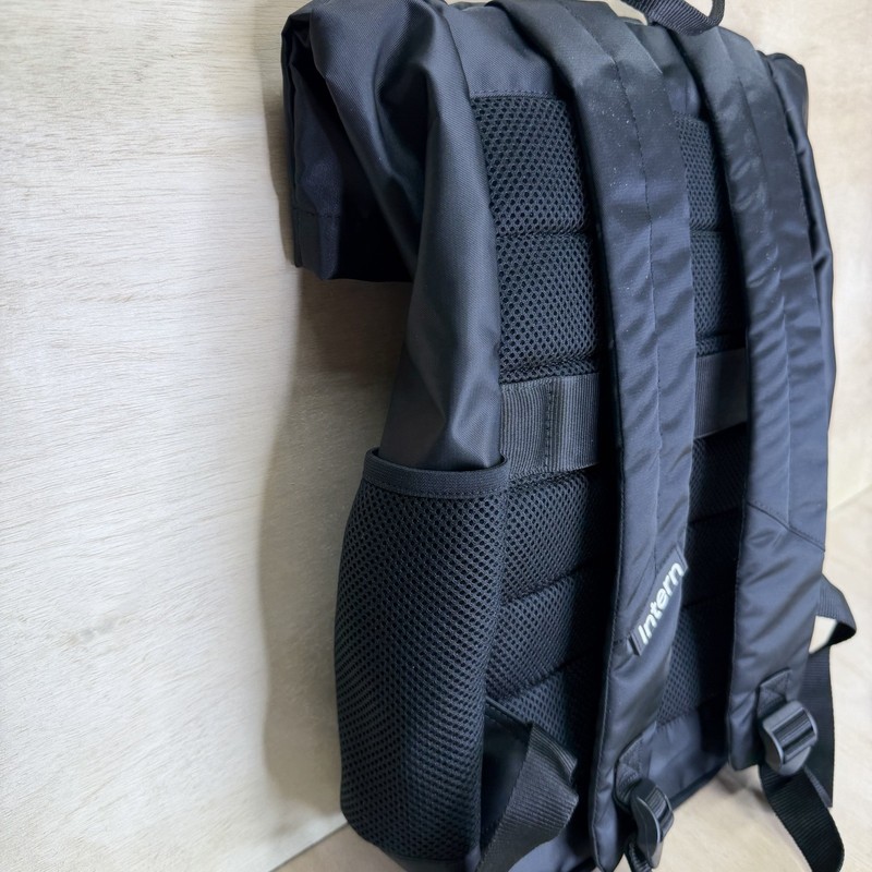 Google Black Backpack (Intern) w/ Adjustable Straps & Multiple Compartments gallery