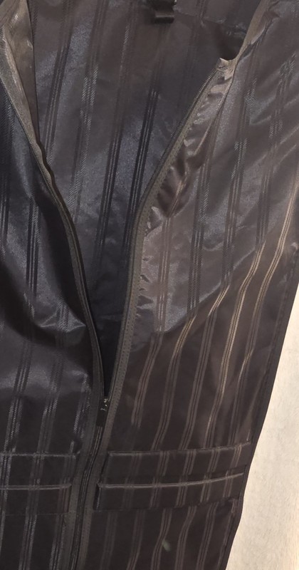 Garment Bag Black Adjustable Loop Opened Top And Button 20"×37" gallery