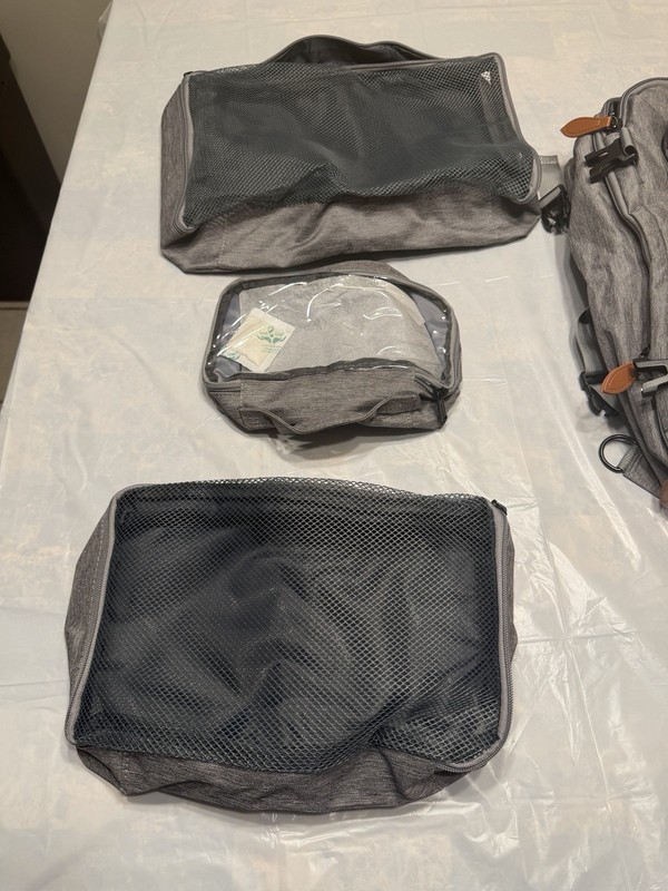 Vancropak Gray Expandable Carry On Backpack with Packing Cubes gallery