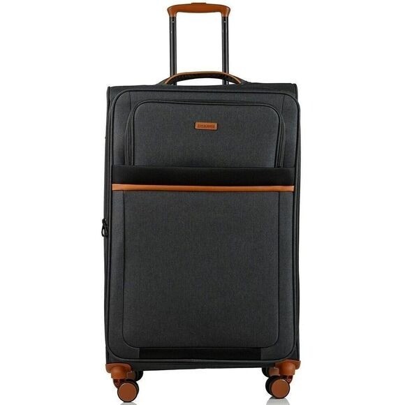 CHAMPS Classic II Collection 1-piece Softside Luggage suitcase 24”Grey GREY
