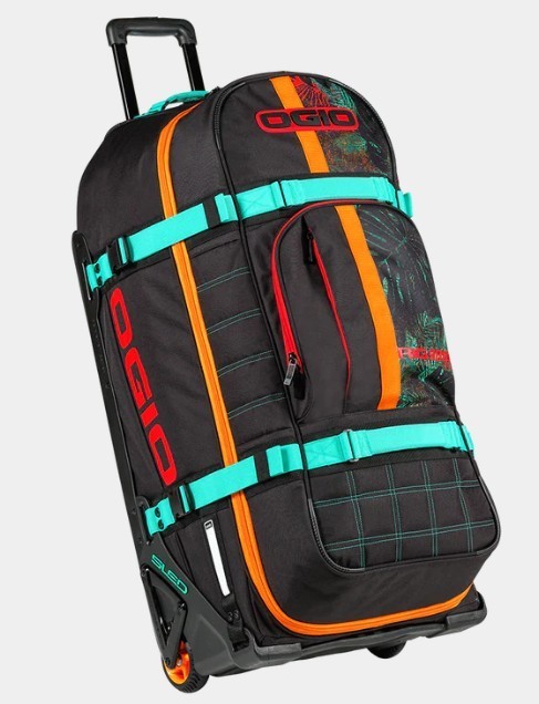 NEW OGIO RIG 9800 GEAR BAG DUFFLE ROLLING TRAVEL BAG, TROPICS 801000-10
