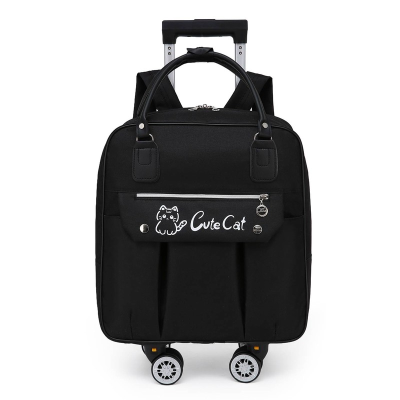 20.5" Rolling Backpack w/ Detachable Wheels & Handle Waterproof Oxford Carry-On gallery