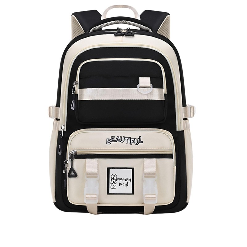 Cute Aesthetic Backpack for Women College Laptop Backpacks Kawaii Preppy Mult...