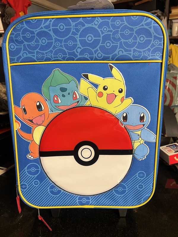 Genuine Pokemon 2016 Starpoint Rolling Suitcase Carry On Pikachu RARE New W/Tag