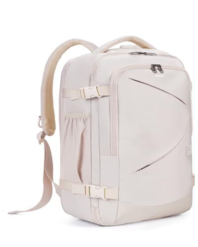 Carry On Travel Backpack, Expandable Airlines Personal 18 inch underseat White