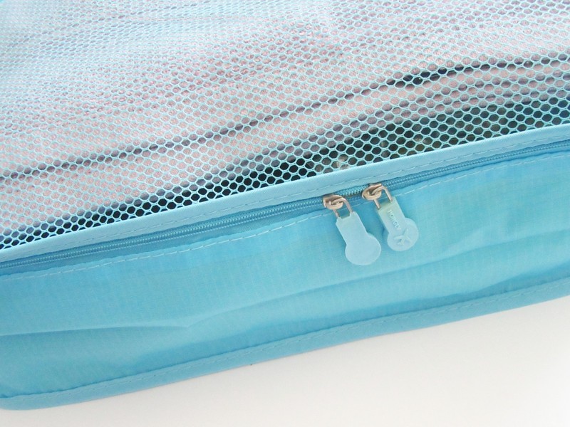 5 Pack Larger Travel Packing Mesh Luggage Organizer Bags Suitcase Storage Set gallery