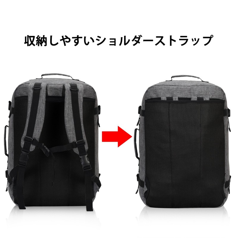 38L Carry on Backpack Flight Approve Cabin Size Luggage With 3pcs Packing Cubes gallery