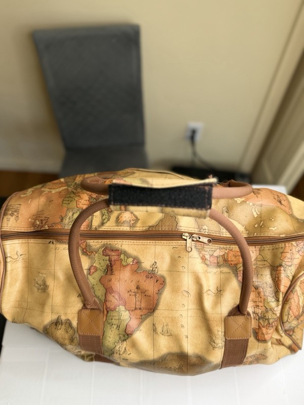 Kada Collection World Map Duffle Bag, Carry-On Traveler Weekender. gallery
