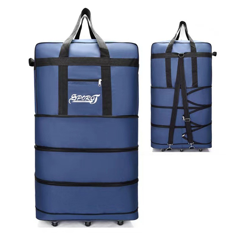 Foldable Duffle Bag For Travel Rainproof Oxford Fabric Expandable Design Fo URQK