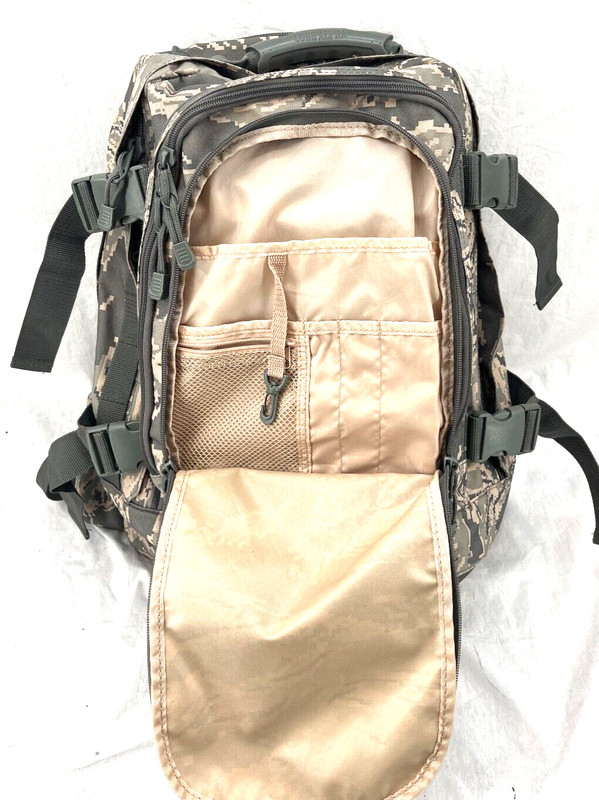 Code Alpha Tactical Military ABU Camouflage Multi-Pocket Strap Bag Backpack gallery