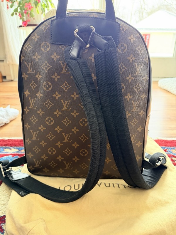 Louis Vuitton Josh Backpack Monogram Macassar – Brand New gallery
