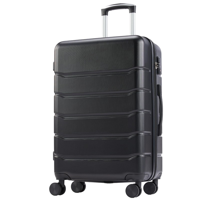 OLIXIS 29 Inch Luggage, Hardside Checked Suitcase with Spinner Wheels, Lightw…