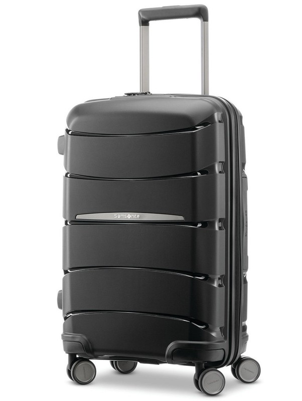 Samsonite Outline Pro Carry-On Spinner Luggage, Midnight Black
