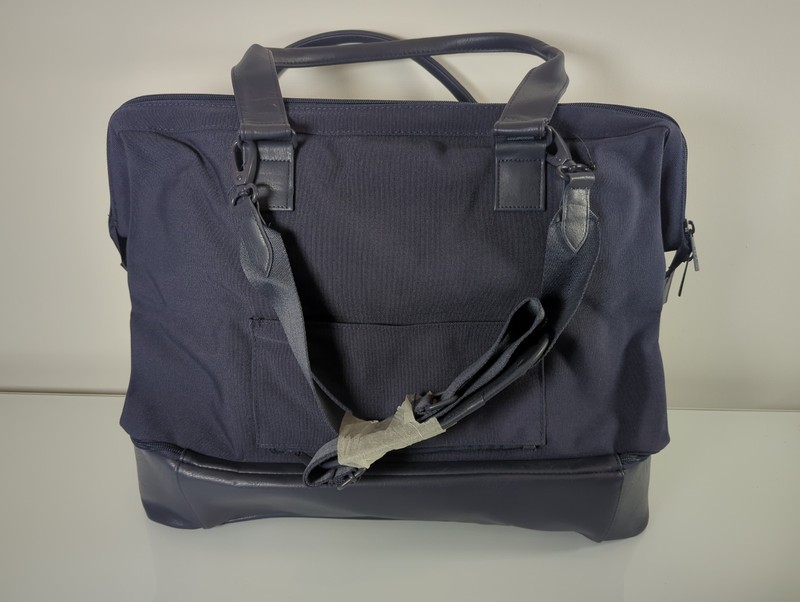 BEIS The Convertible Mini Weekender Duffle Bag in Navy Blue New With Tags gallery
