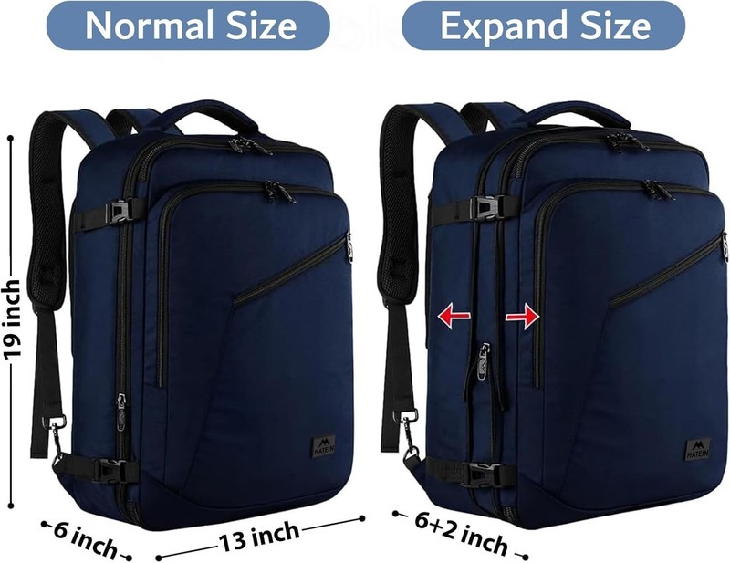 Weekender Backpack, Large Capacity Travelling Suitcase Backpack with Strap fo... gallery