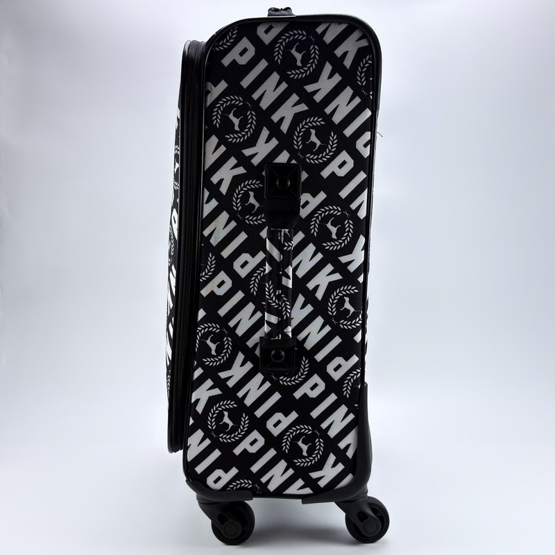 Pink By Victoria's Secret Logo Pattern Rolling Wheel Carry-On Luggage Suitcase gallery