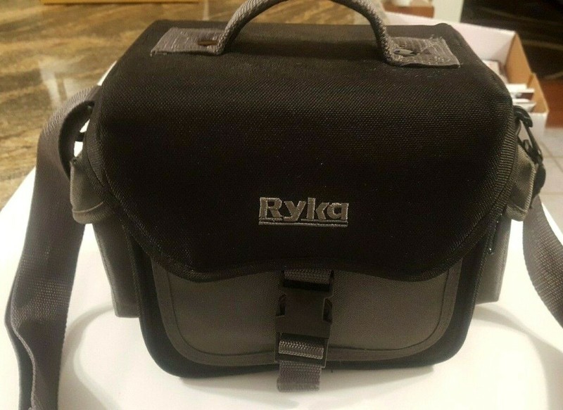 RYKA Padded Camera BAG w/ Strap & Multiple Compartments, Black Travel Fanny Pack gallery