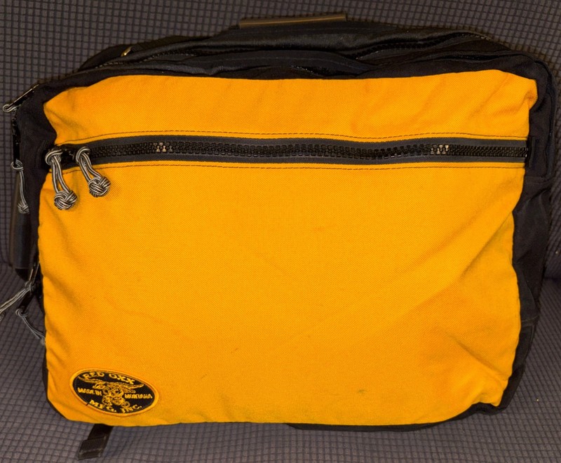 Red Oxx Sky Train Convertible Backpack Yellow USA Lifetime Warranty