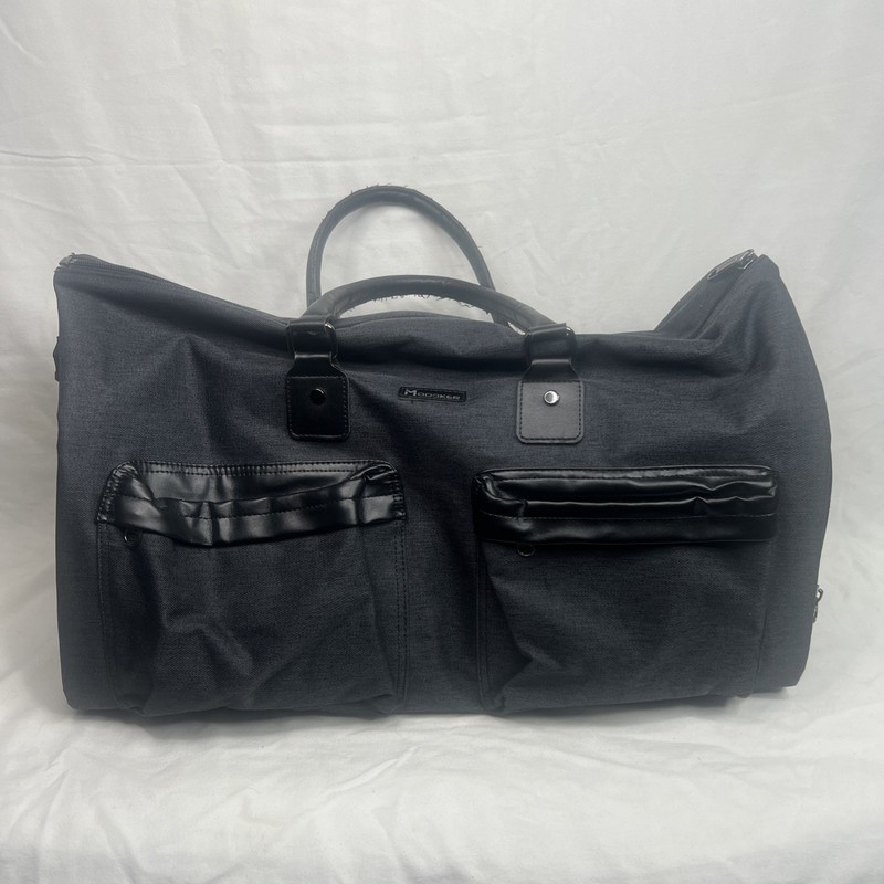 Modoker 2 in 1 Convertible Garment & Duffle Bag- Black NO SHOULDER STRAP