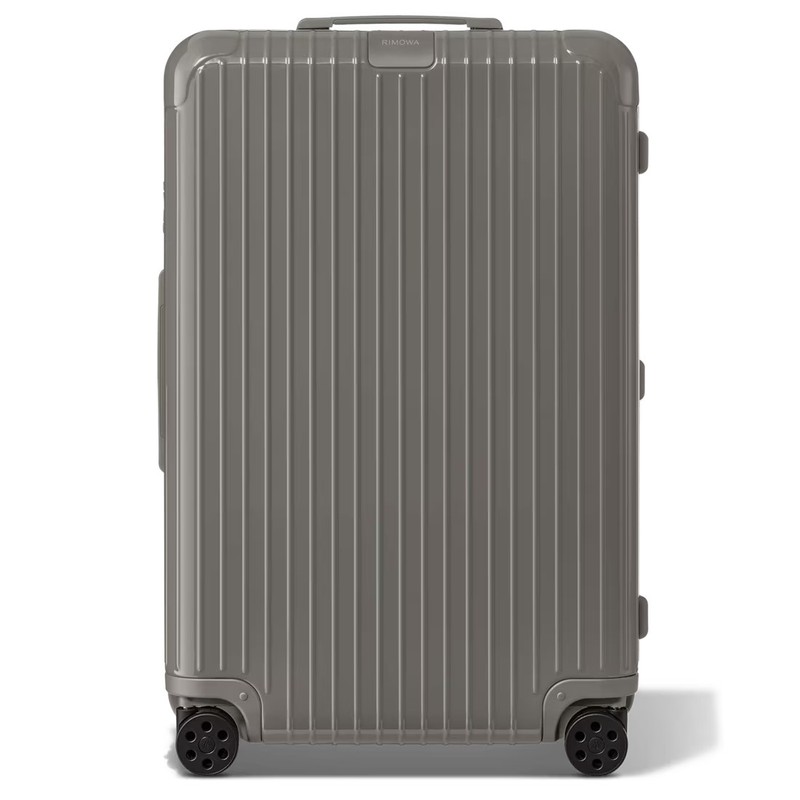 RIMOWA Essential 30″ Check-In L Large Spinner Suitcase Luggage, Gloss Slate Grey