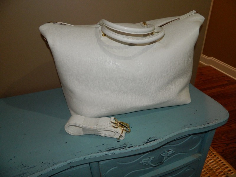 Mark & Graham Essential Leather Weekender Bag NO MONO NWOT