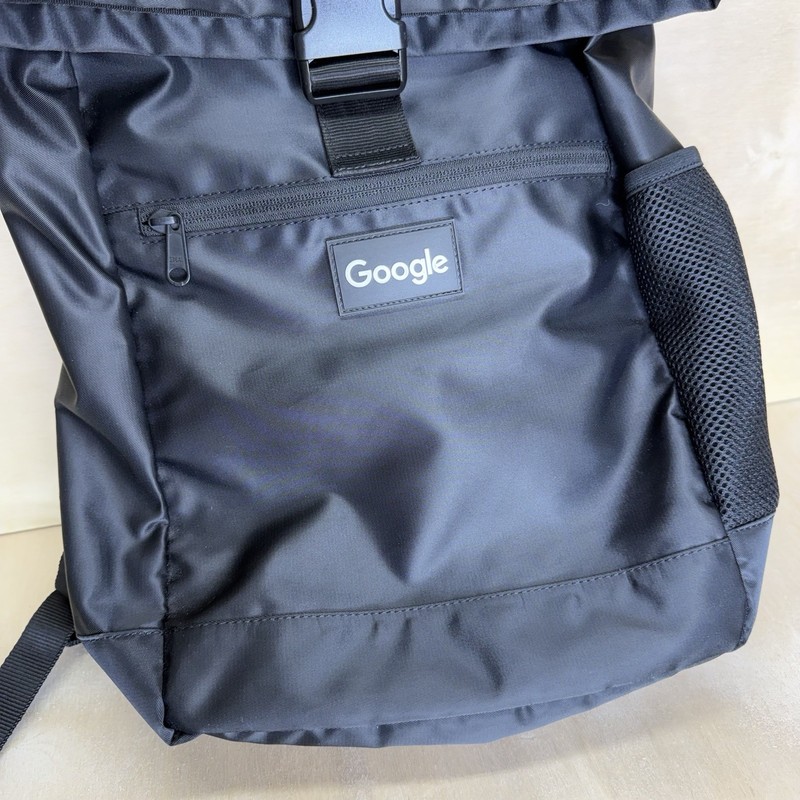 Google Black Backpack (Intern) w/ Adjustable Straps & Multiple Compartments gallery