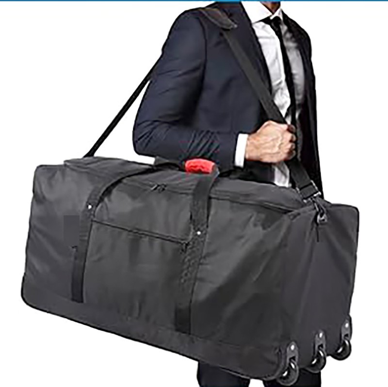 ROLLING DUFFEL BAG 120L 3 WHEELS ZIPPER HANDLES LARGE CAPACITY REINFORCED BOTTOM gallery
