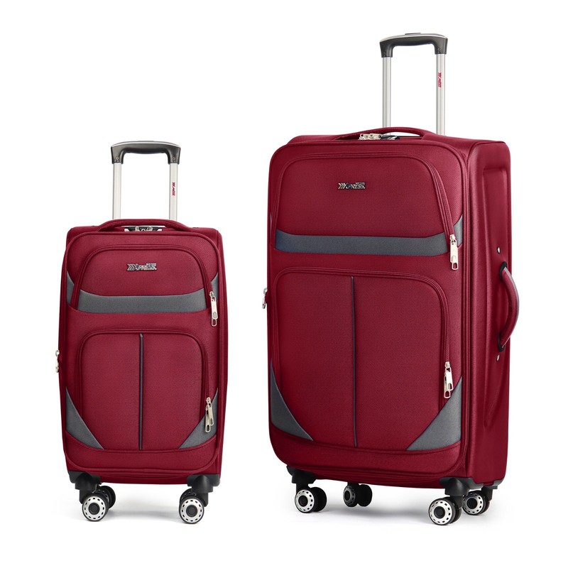 Softside Luggage Set Lightweight Expandable Luggage For Extra Capacity