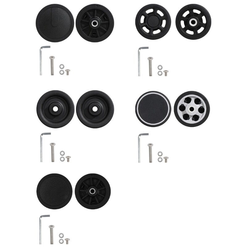 1PC Replacement Luggage Practical PVC Quiet Wheel for Travel Suitcases gallery