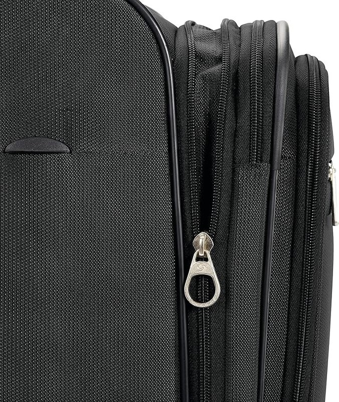 Samsonite Aspire DLX Softside Expandable 2pc Black Luggage w/Wheels - 20" & 24" gallery