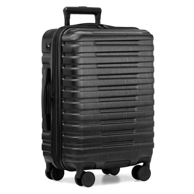 Boren Polycarbonate Hardside Rugged Travel Suitcase Luggage with 8 Spinner Wh...