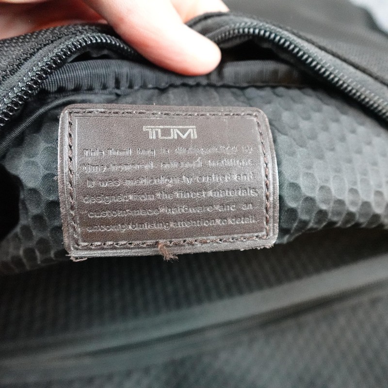 Tumi Black Alpha Bravo Bag Soft Case Adjustable Strap Men Briefcase Shoulder gallery
