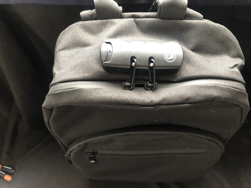 Black Small Secure Smell-Proof Lockable Backpack gallery
